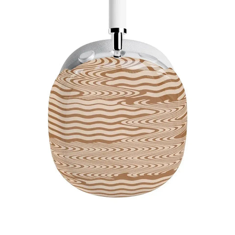 Mocha Ripple | Brown Waves AirPods Max Case