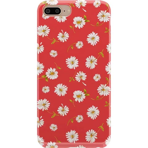 Daisy Daydream | Red Coral Floral Case