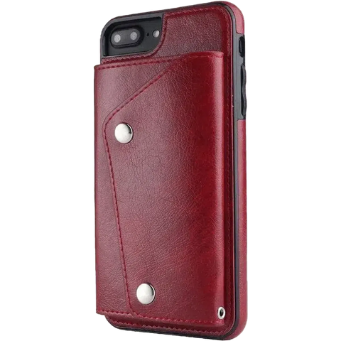 Red Vegan Leather | Wallet Case