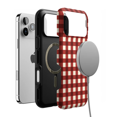 Checked Twice | Red Plaid Case