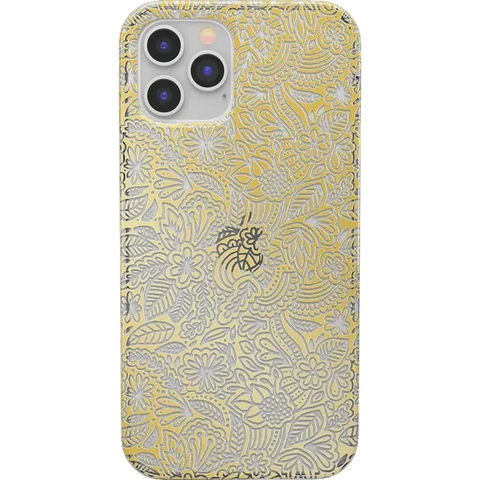 Floral Mandala | Rose Gold Clear Case