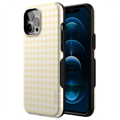 Pastel Picnic | Yellow Gingham Case