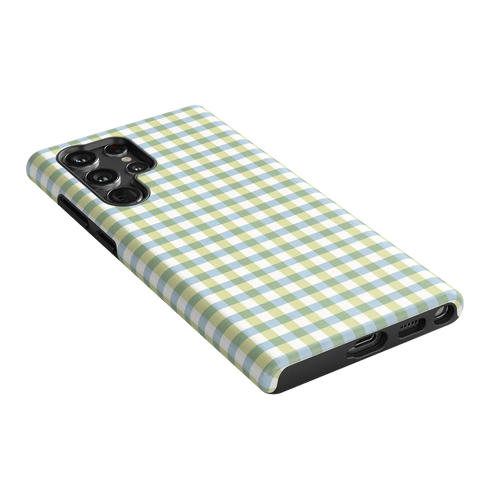 Pastel Picnic | Blue & Green Gingham Case