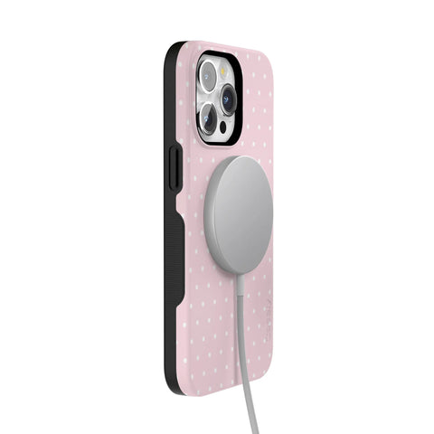 On the Dot | Pink & White Polka Dot Case