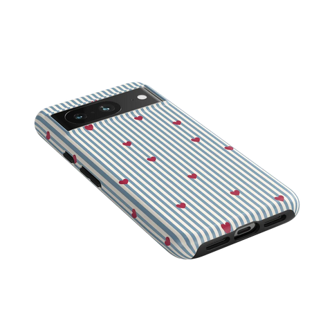Love Lines | Blue Stripes Case