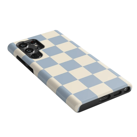 Fit Check | Light Blue Checkerboard Case