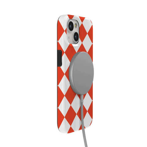 Red Checkerboard | High Contrast Design Case