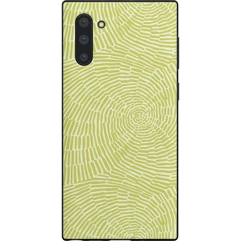 Swirl Away | Tea Green Geometric Samsung Case