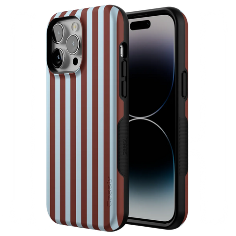 Sunday in Brooklyn | Blue Stripes Case