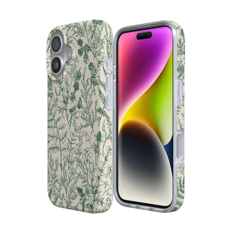 Sage Garden | Green Floral Case