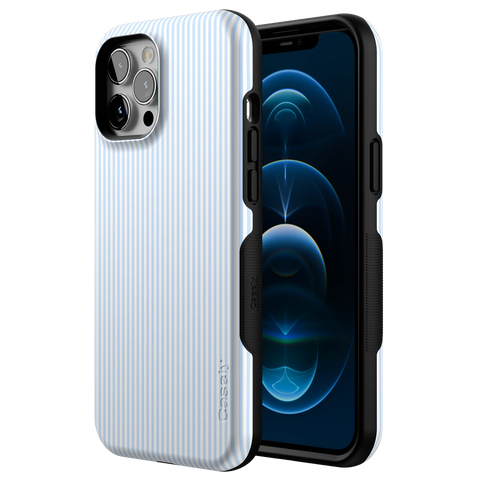 Stripes and the City | Light Blue Pinstripe Case