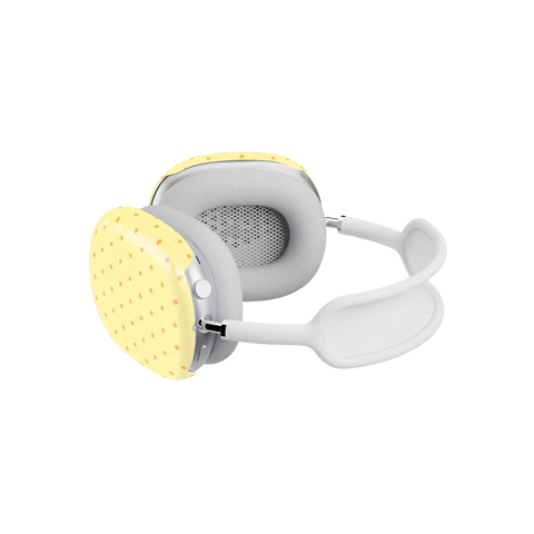 On the Dot | Yellow Polka Dot AirPods Max Case
