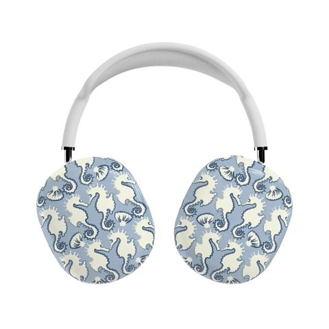 Seahorse Drift | Coastal Blues AirPods Max Case