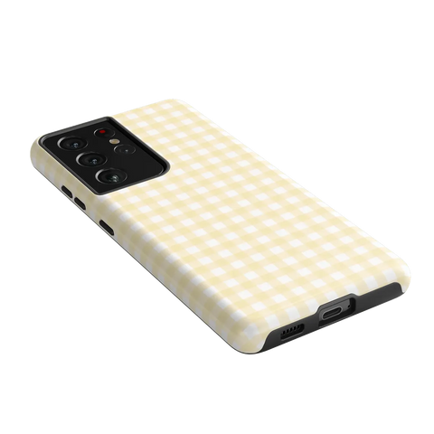 Pastel Picnic | Yellow Gingham Case