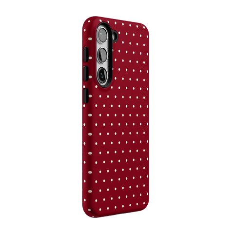 On the Dot | Maroon Polka Dot Case