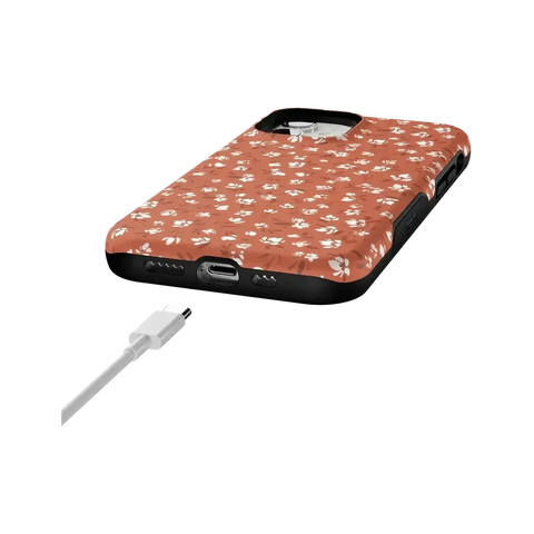 Mocha Meadow | Tiny Flowers Case
