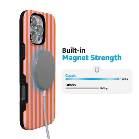 Perfect Stripes | Orange & Pink Stripes Case