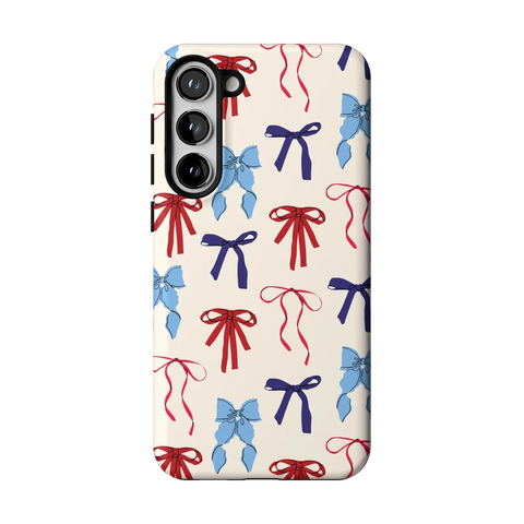 American Girlie | Red White & Blue Bows Case