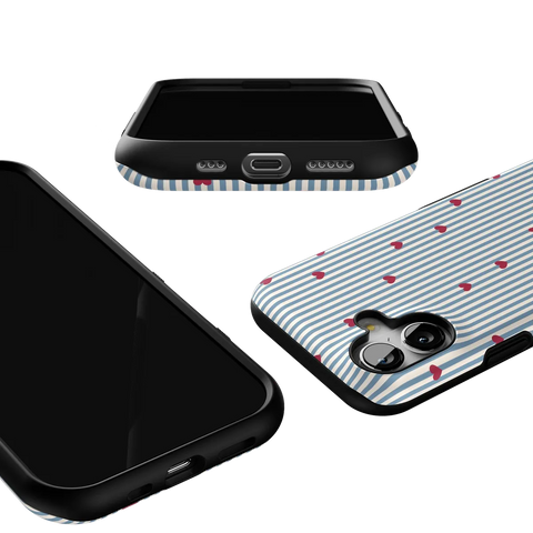Love Lines | Blue Stripes Case