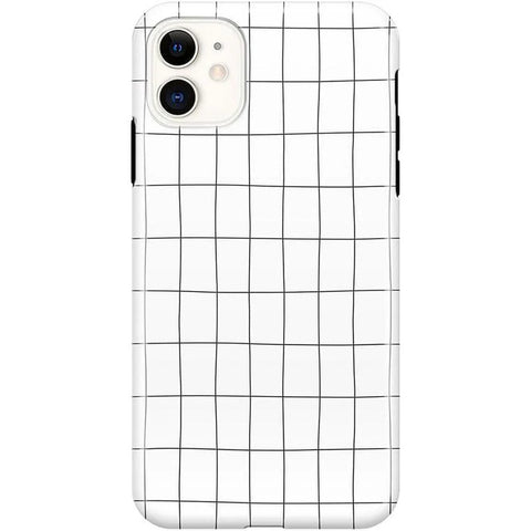Off the Grid | White & Black Lined Case