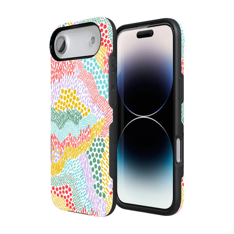 Color Me Happy | Pattern Colorblock Case