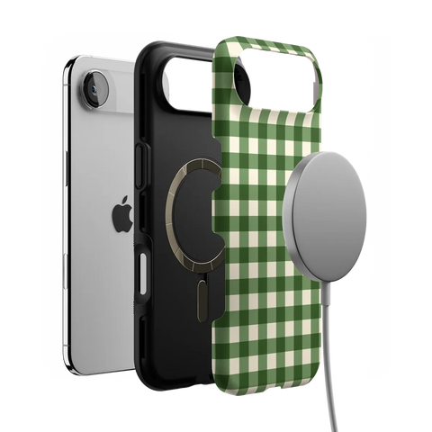 Checked Twice | Green Plaid Case
