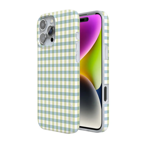 Pastel Picnic | Blue & Green Gingham Case